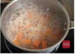 奶香芡实香芋羹的做法图解5