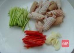 芫爆鱿鱼卷的做法图解5