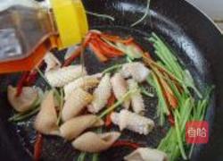 芫爆鱿鱼卷的做法图解8
