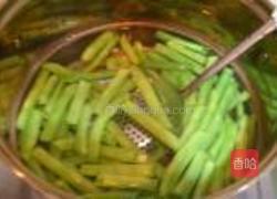 干煸四季豆的做法图解2