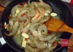 芹菜爆虾尾的做法图解4