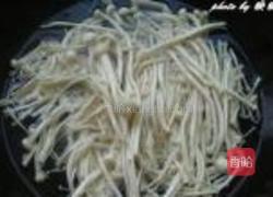 榨菜鸡丝拌金针菇的做法图解6