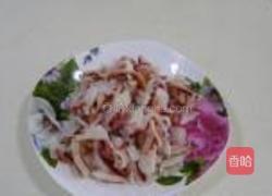 凉拌北极贝裙边的做法图解3