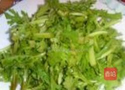 老醋辣根茼蒿的做法图解3