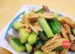 瓜条腐竹的做法图解11