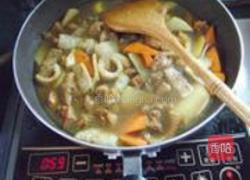 印度咖喱鸡丁煲的做法图解8