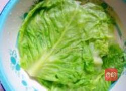 槐花包菜的做法图解4