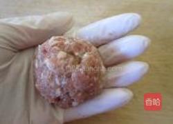 猪肉糯米丸的做法图解3
