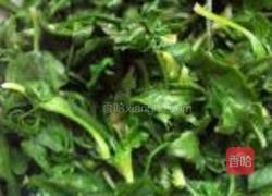 荠菜蛋卷的做法图解2