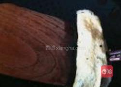 荠菜蛋卷的做法图解9