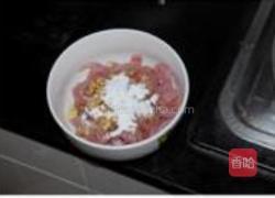 草菇肉片的做法图解3