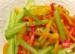 清炒甜椒土豆丝的做法图解2