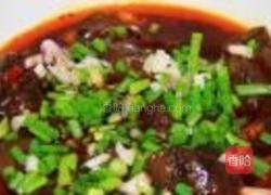 酸辣鸭血的做法图解4