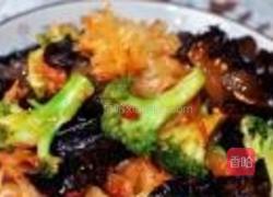 蒜茸双耳西兰花的做法图解8