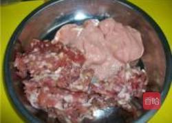 红烧腐竹酿肉的做法图解3