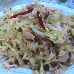 肉丝炒圆白菜的做法[图]