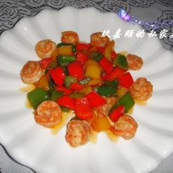 彩椒虾仁的做法[图]