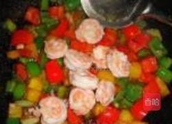 彩椒虾仁的做法图解10