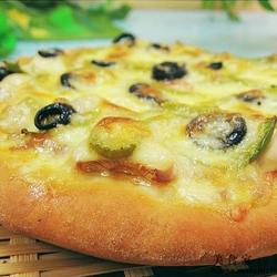 培根橄榄披萨的做法[图]