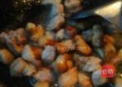 白萝卜烧肉的做法图解3