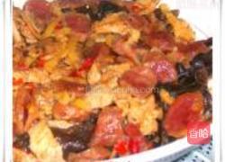 腊肠蒸肉的做法图解7