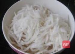 白萝卜拌海蜇的做法图解4