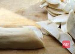 小白菜炒杏鲍菇的做法图解2