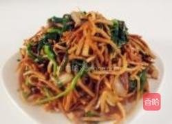 豆腐丝炒韭菜的做法图解9