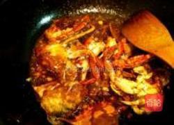 葱姜炒蟹的做法图解8