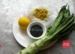 芥末笋丝的做法图解1
