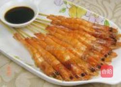 竹签对虾的做法图解5