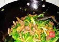 芹菜炒鸡杂的做法图解6