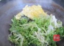 苦菊炒鸡蛋的做法图解4