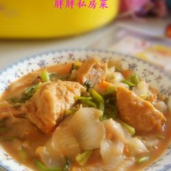 藕盒烩白菜的做法[图]