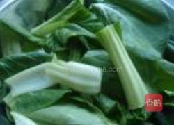 炝拌小油菜的做法图解2