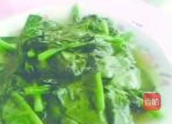 清炒木耳菜的做法图解5