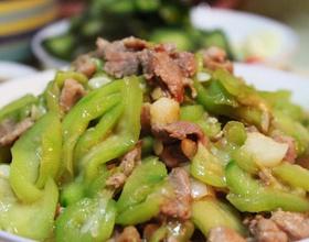 丝瓜炒肉[图]