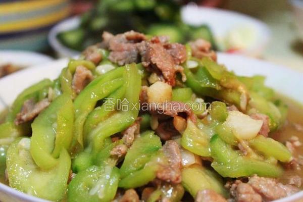丝瓜炒肉