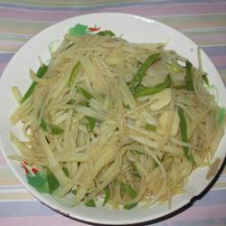 青椒酸辣土豆丝的做法[图]
