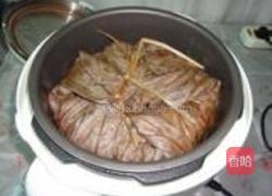 蜜汁梅肉荷叶饭的做法图解20