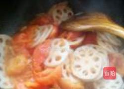 西红柿炒藕片的做法图解12