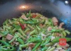 空心菜炒瘦肉的做法图解5