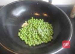 豌豆烧鲥虾的做法图解2