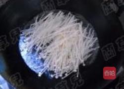 凉拌蒜苗金针菇的做法图解4