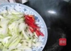 荞头炒香肠的做法图解4