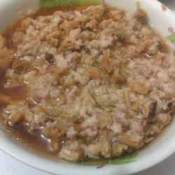 冬菇甜梅菜蒸肉饼的做法[图]