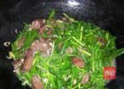 韭菜炒猪血的做法图解6