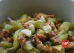 肉片水汆茄条的做法图解9