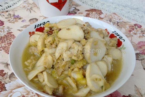 杏鲍菇炒鸡腿肉