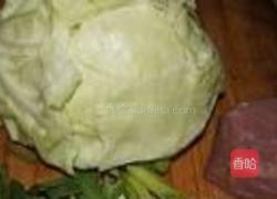 肉丝炒包菜的做法图解1